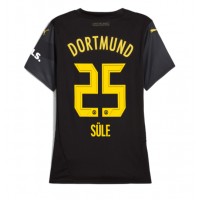 Camiseta Borussia Dortmund Niklas Sule #25 Segunda Equipación Replica 2024-25 para mujer mangas cortas